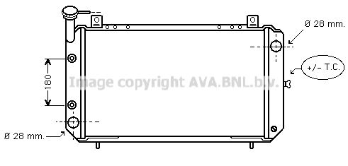 AVA QUALITY COOLING radiatorius, variklio aušinimas DN2085